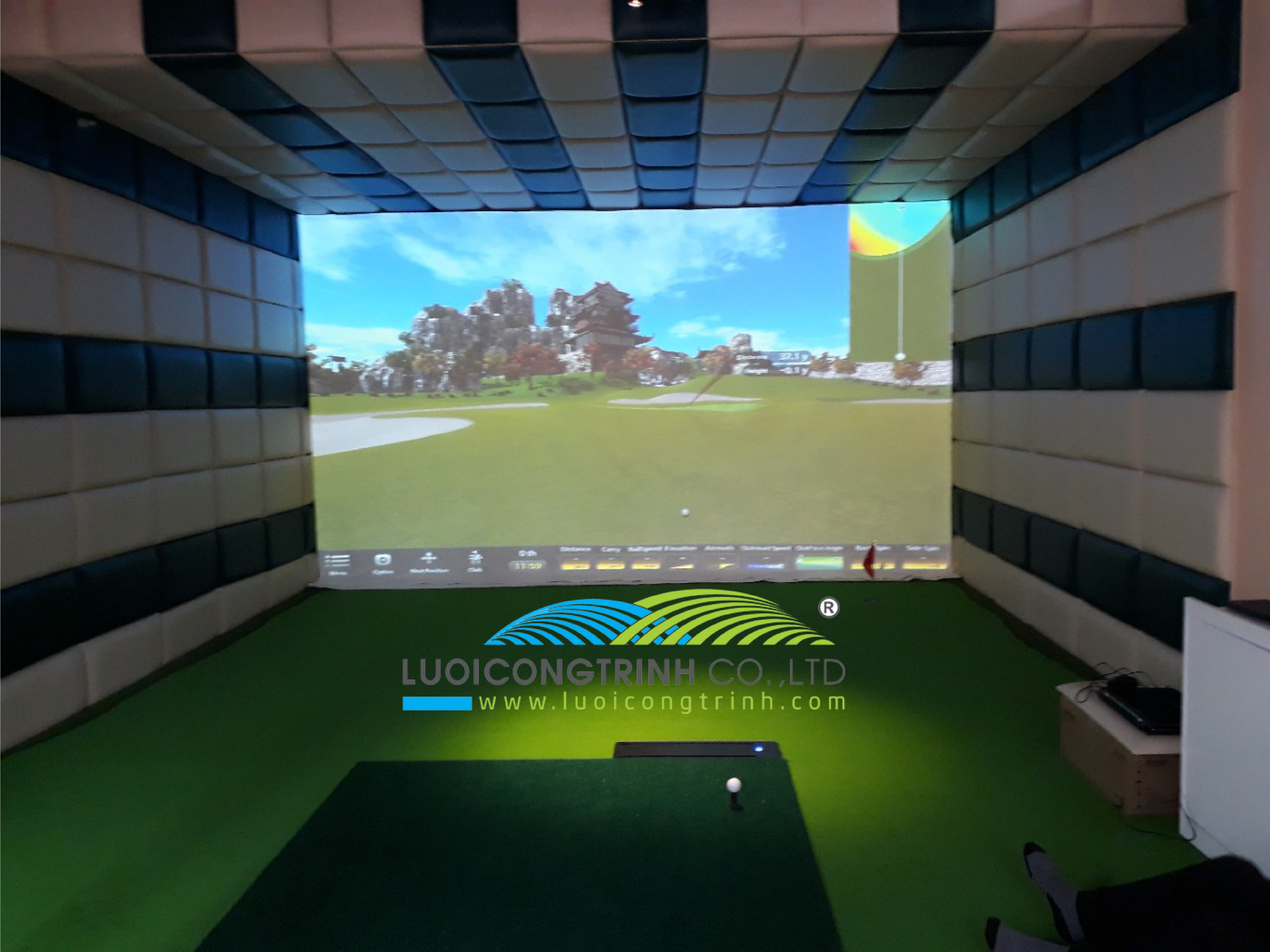 Thiết kế phòng Golf 3D