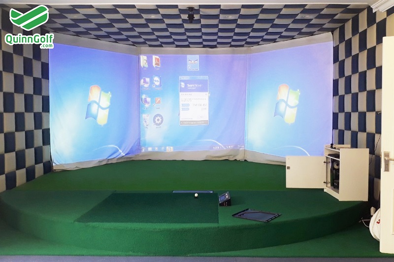 phòng tập golf 3D