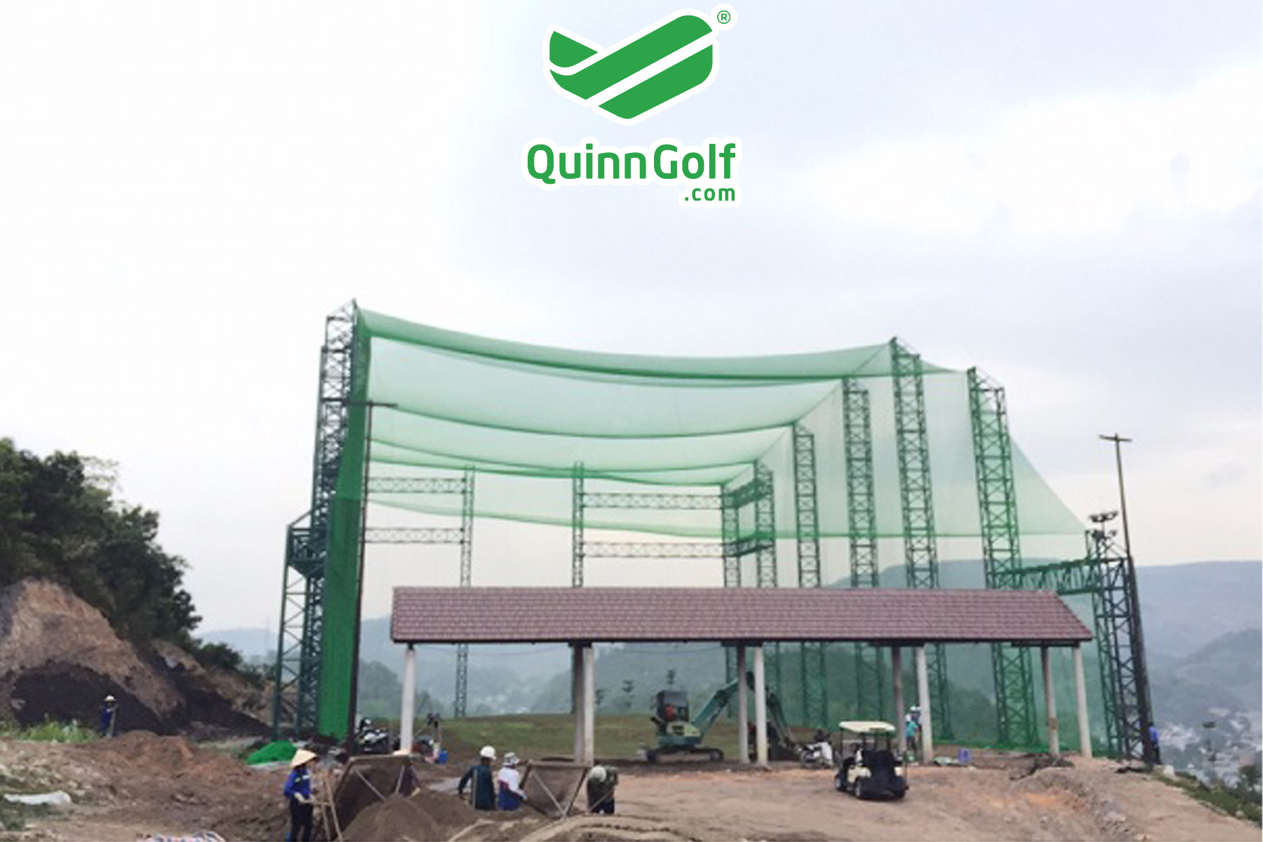 thi công sân tập Golf flc