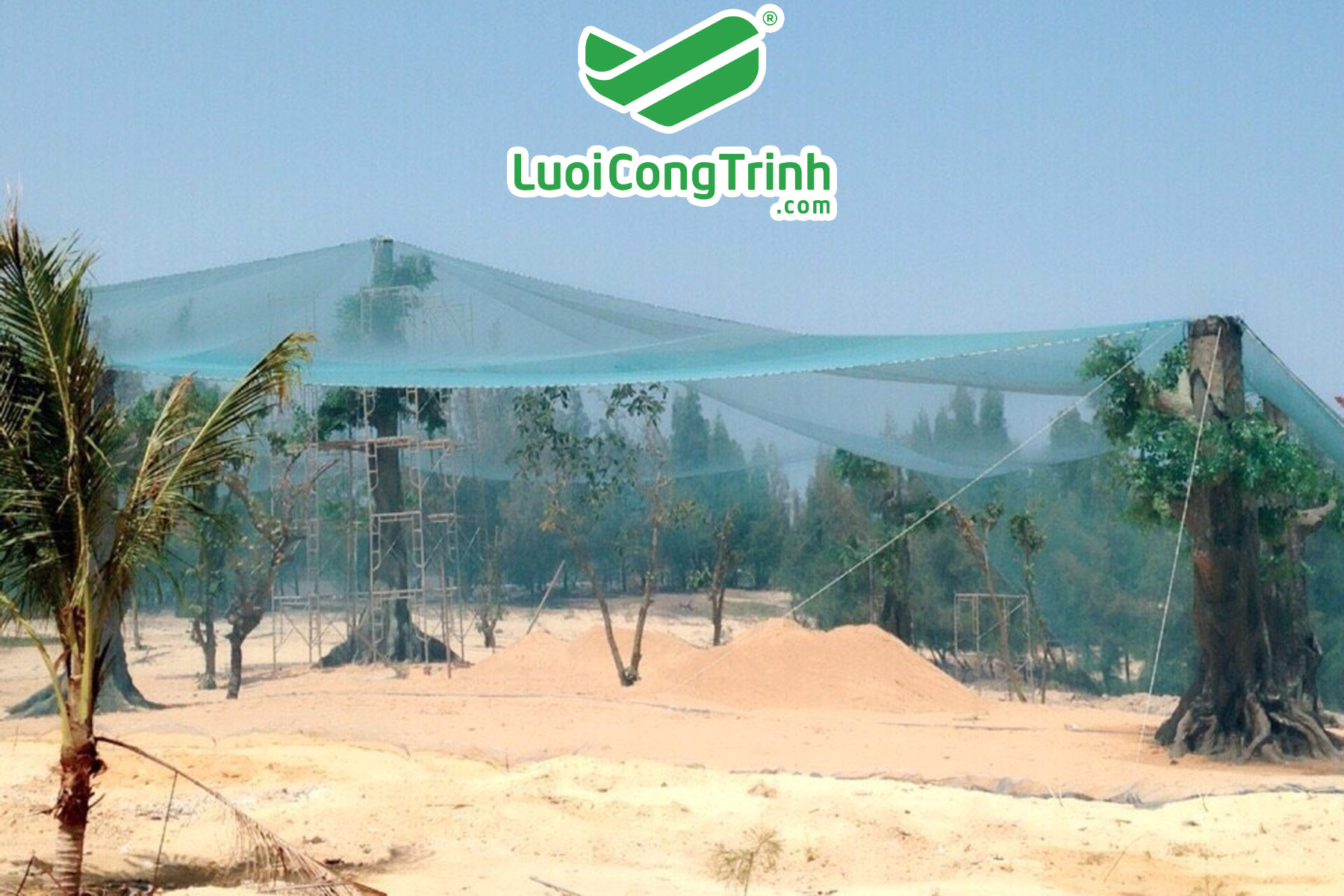 thi công vườn chim