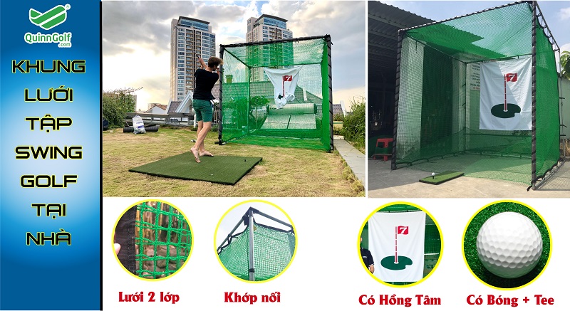 khung tập golf