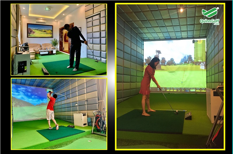 phòng tập golf 3D